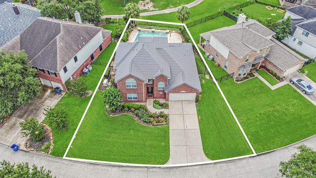 8006 Sports Haven Dr, Humble, TX 77346 - view from above of property