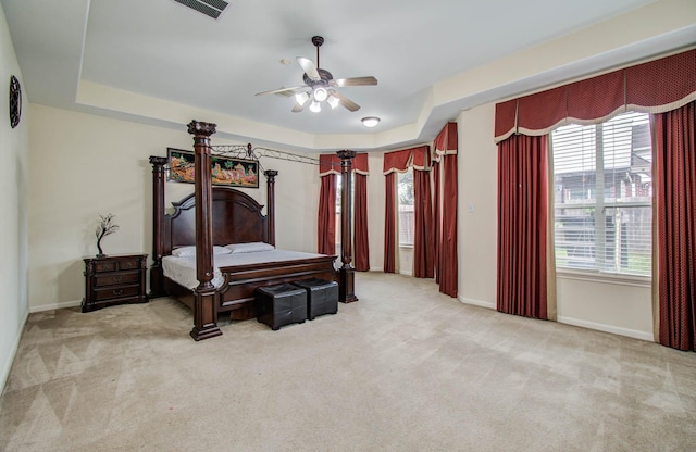 11704 Shoal Lndg, Pearland, TX 77584 - bedroom with carpet flooring, multiple windows, and ceiling fan
