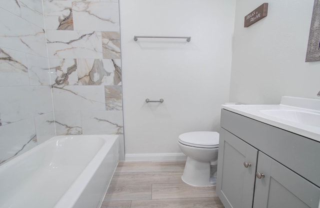 12407 Big Oaks Dr, Houston, TX 77050 - bathroom featuring vanity and wood finished floors