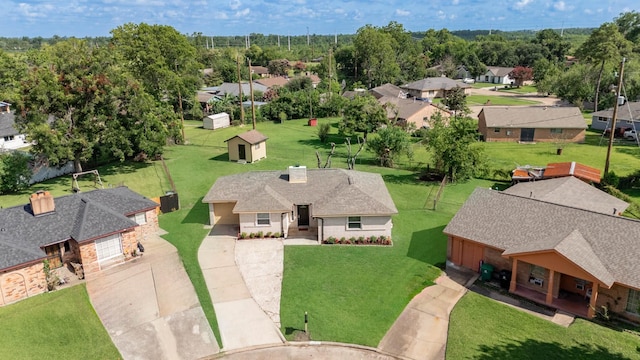 12407 Big Oaks Dr, Houston, TX 77050 - aerial view of residential area