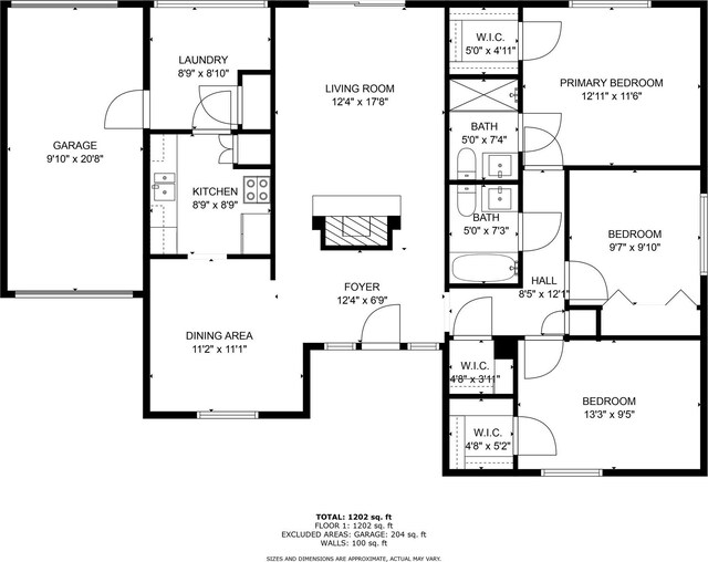 12407 Big Oaks Dr, Houston, TX 77050 - view of property floor plan