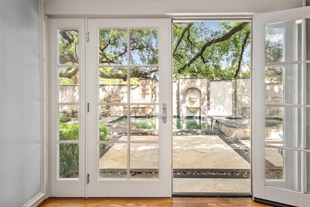 2105 Del Monte Dr, Houston, TX 77019 - doorway featuring healthy amount of natural light