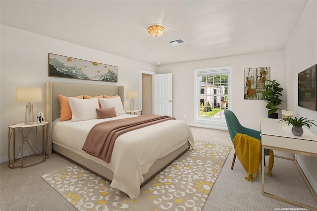 2105 Del Monte Dr, Houston, TX 77019 - bedroom featuring light carpet and baseboards