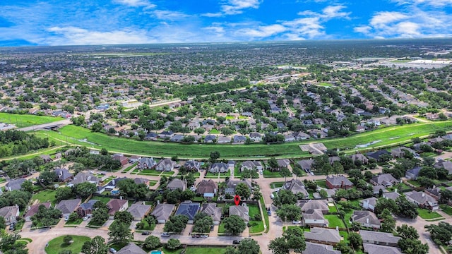 6902 Sterling Meadow Dr, Katy, TX 77449 - aerial view of property and surrounding area featuring nearby suburban area