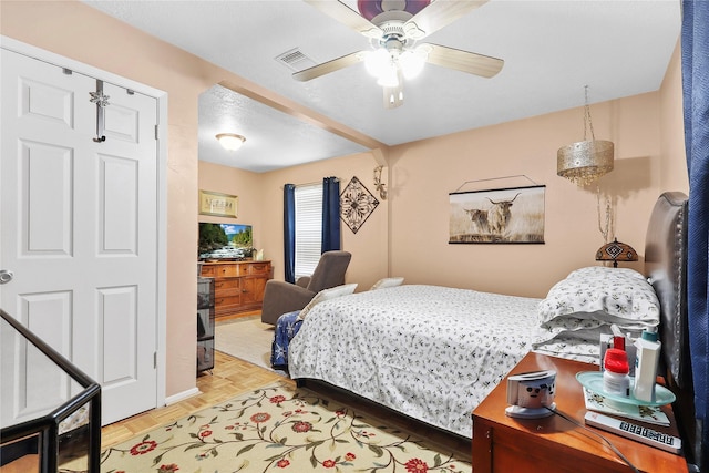 826 Ivyhollow Dr, Channelview, TX 77530 - bedroom featuring ceiling fan