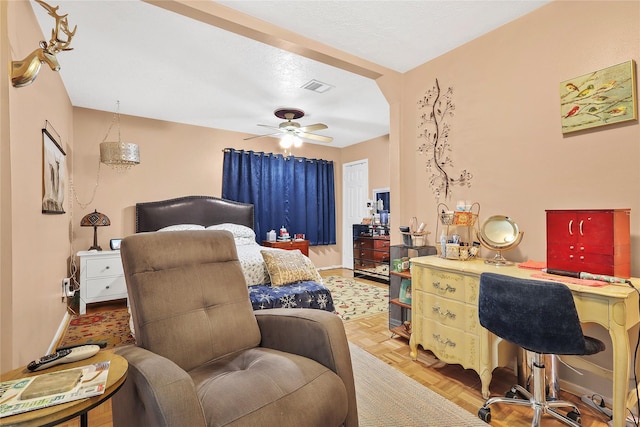 826 Ivyhollow Dr, Channelview, TX 77530 - bedroom with baseboards and ceiling fan