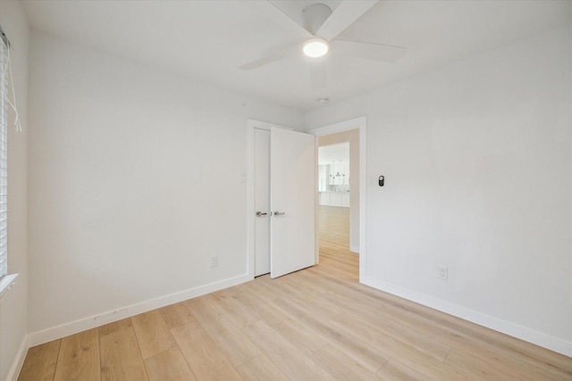 10225 Shadow Oaks Dr, Houston, TX 77043 - unfurnished room with wood finished floors and a ceiling fan