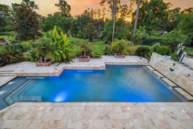 6 Kings Lake Estates Blvd, Kingwood, TX 77346 - outdoor pool with a patio and view of scattered trees