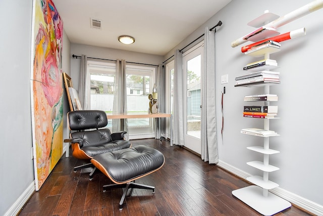 327 Cinnamon Oak Ln, Houston, TX 77079 - living area featuring hardwood / wood-style flooring