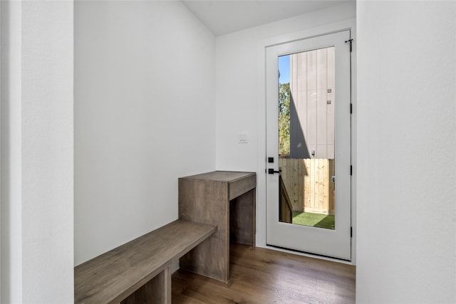 3219 Brewster St, Houston, TX 77026 - mudroom featuring wood finished floors