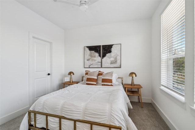 3219 Brewster St, Houston, TX 77026 - bedroom featuring carpet floors and ceiling fan