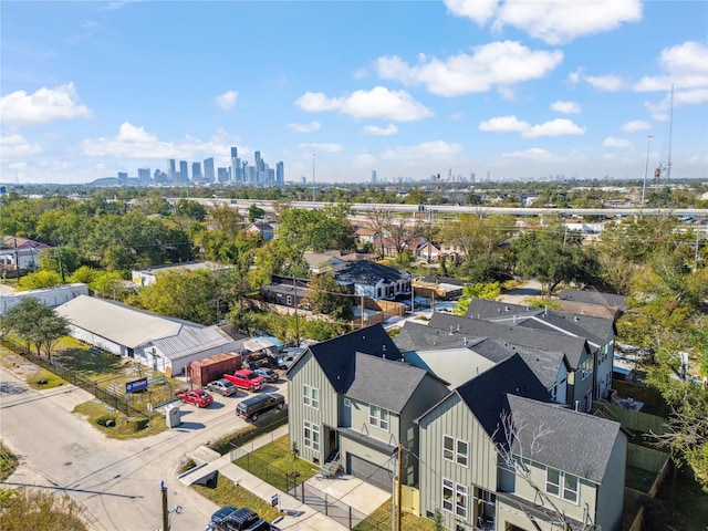 3219 Brewster St, Houston, TX 77026 - aerial view of skyline