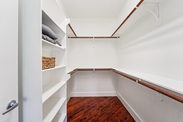 2209 Bastrop St, Houston, TX 77003 - spacious closet with dark wood finished floors