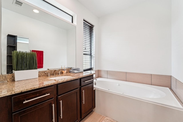2209 Bastrop St, Houston, TX 77003 - full bathroom with vanity and a stall shower