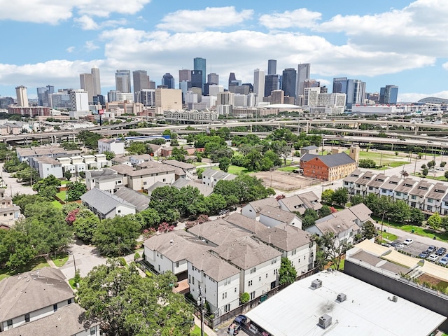 2209 Bastrop St, Houston, TX 77003 - bird's eye view of city skyline