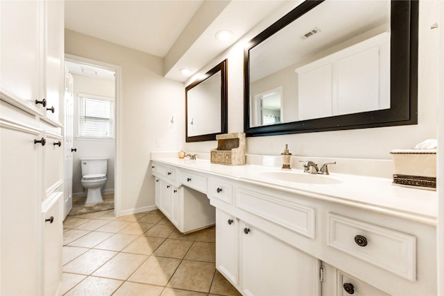 15817 Honolulu St, Jersey Village, TX 77040 - bathroom with double vanity and tile patterned flooring