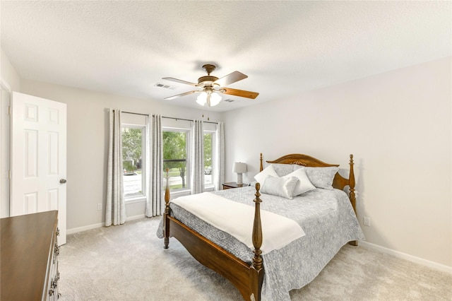 15817 Honolulu St, Jersey Village, TX 77040 - bedroom featuring light colored carpet and ceiling fan