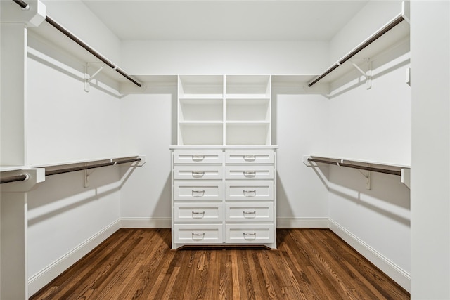 727 Tulane St, Houston, TX 77007 - walk in closet with dark wood finished floors