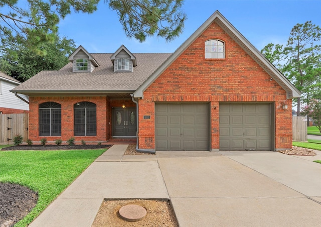 902 Mulberry Ridge Way, Houston, TX 77062 - view of front of house featuring concrete driveway, roof with shingles, brick siding, and a garage