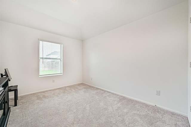 19911 Paros Island Dr, Hockley, TX 77447 - spare room featuring carpet and lofted ceiling