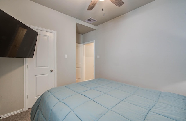 15023 Eves Necklace Ct, Cypress, TX 77433 - bedroom with carpet and ceiling fan
