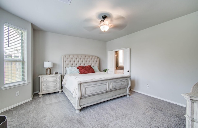 15023 Eves Necklace Ct, Cypress, TX 77433 - bedroom featuring carpet floors and a ceiling fan