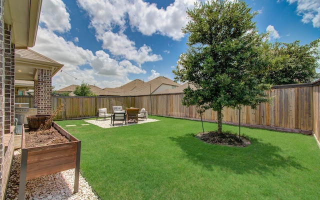 15023 Eves Necklace Ct, Cypress, TX 77433 - fenced backyard with a patio
