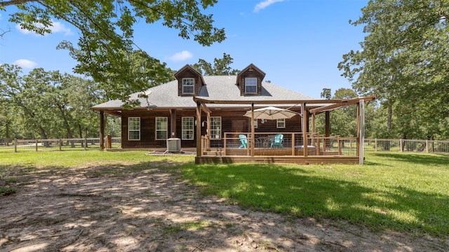 27938 Deer Run St, Montgomery, TX 77356 - view of front of property with a fenced backyard