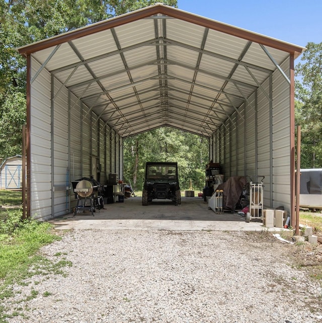 27938 Deer Run St, Montgomery, TX 77356 - view of parking with driveway and a detached carport