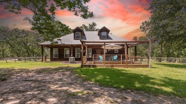 27938 Deer Run St, Montgomery, TX 77356 - view of front of home featuring a fenced backyard
