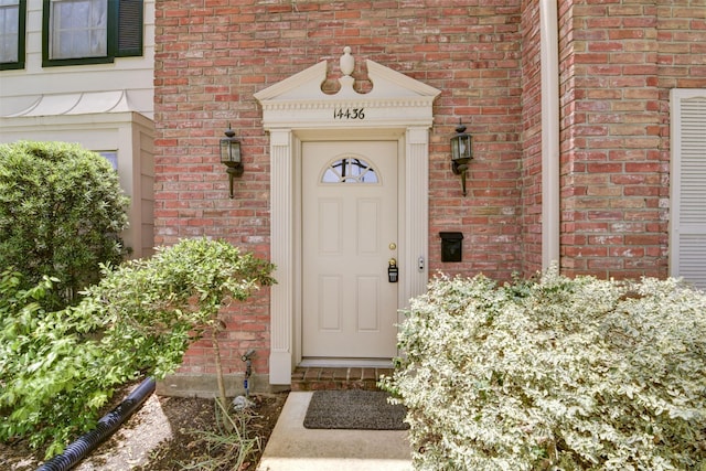 14436 Misty Meadow Ln, Houston, TX 77079 - property entrance with brick siding