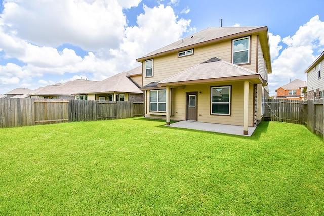 24914 Alberti Sonata Dr, Katy, TX 77493 - rear view of property featuring a patio area and a fenced backyard