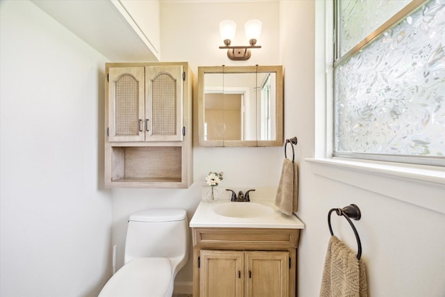 3006 Hartwick Rd, Houston, TX 77093 - bathroom with vanity and toilet