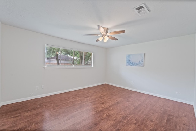 11826 Bandlon Dr, Houston, TX 77072 - spare room featuring wood finished floors and a ceiling fan