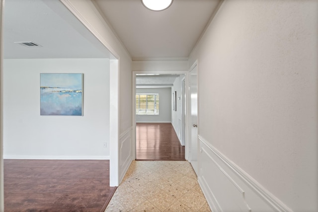 11826 Bandlon Dr, Houston, TX 77072 - hallway featuring baseboards and light floors