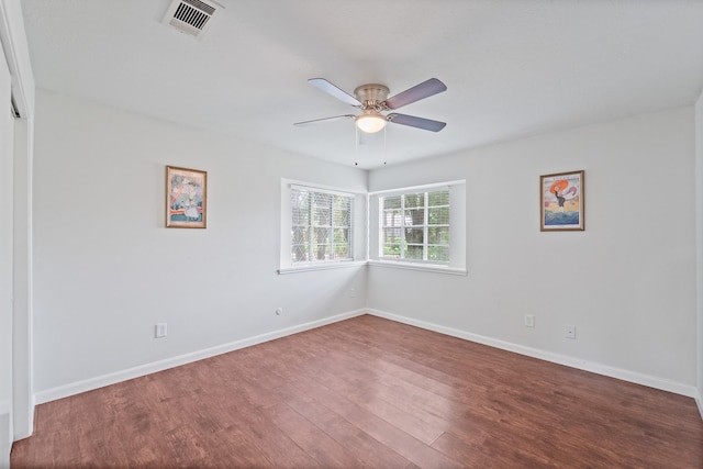 11826 Bandlon Dr, Houston, TX 77072 - unfurnished room featuring wood finished floors and a ceiling fan