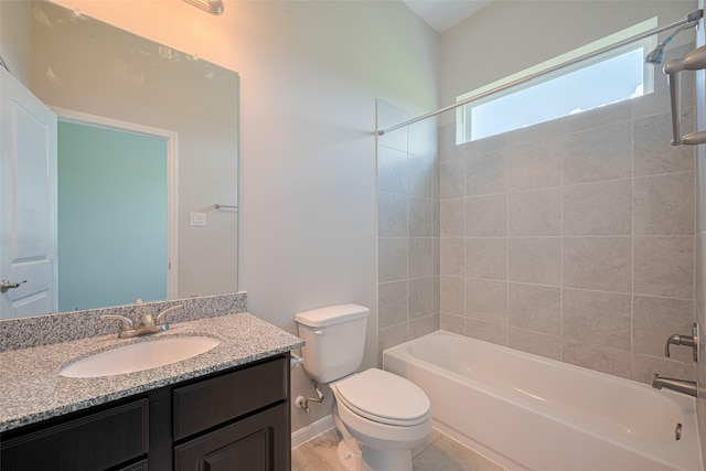 915 Lakeland Cir, Rosharon, TX 77583 - bathroom featuring shower / bath combination and vanity