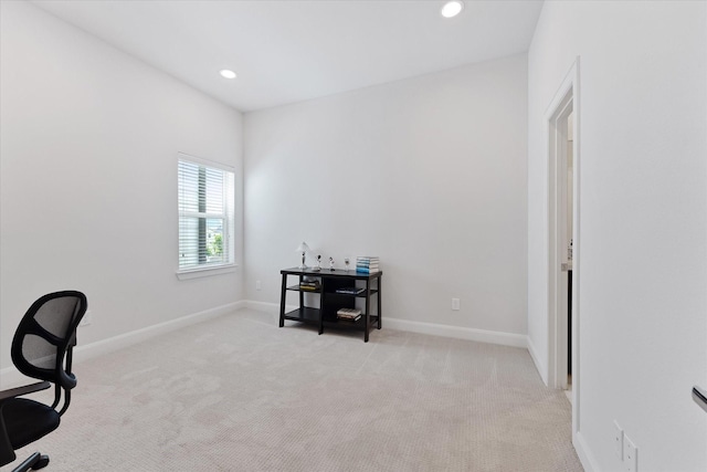1211 Bonner St, Houston, TX 77007 - office space with light colored carpet and recessed lighting