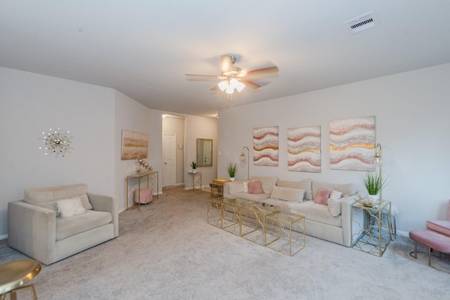 4430 Misty Woods Trl, Richmond, TX 77469 - carpeted living room featuring ceiling fan and baseboards
