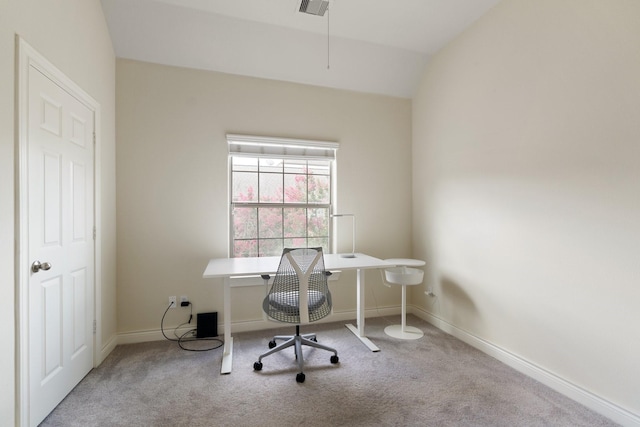 9103 Creekstone Lake Dr, Houston, TX 77054 - office featuring carpet floors and lofted ceiling