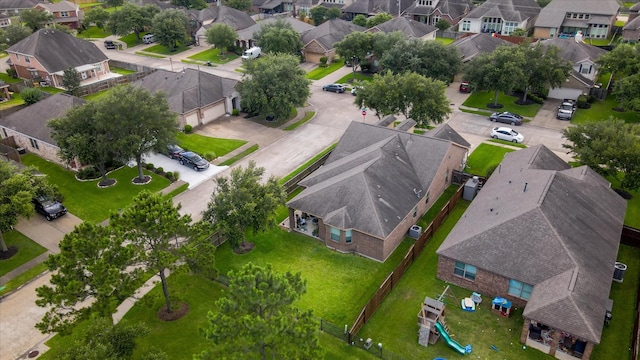 3215 W Trail Dr, Pearland, TX 77584 - aerial perspective of suburban area