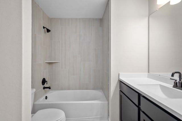 3126 Banyan Dr, Texas City, TX 77510 - bathroom with vanity and shower / bath combination