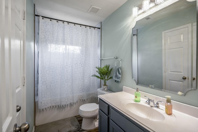 9227 Forest Creek Dr, Tomball, TX 77375 - bathroom featuring vanity and shower / bathtub combination with curtain