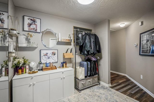9227 Forest Creek Dr, Tomball, TX 77375 - spacious closet featuring wood finished floors