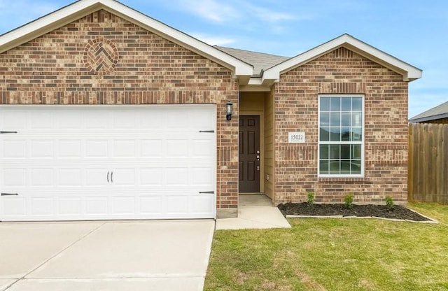 15302 Albert Oak Dr, Humble, TX 77396 - single story home with brick siding, driveway, and a garage