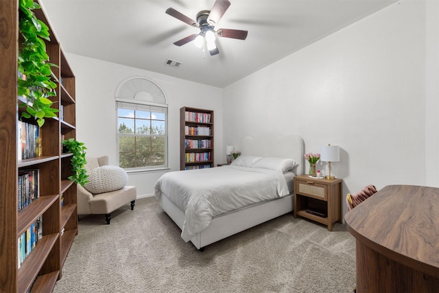 4314 Walden Terrace Ln, Humble, TX 77396 - carpeted bedroom featuring ceiling fan
