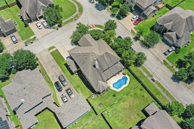 4314 Walden Terrace Ln, Humble, TX 77396 - aerial view of residential area with a pool