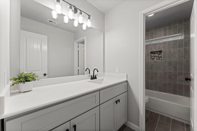 30742 Gardenia Trace Dr, Spring, TX 77386 - bathroom featuring vanity and  shower combination