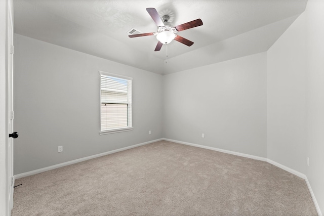 30742 Gardenia Trace Dr, Spring, TX 77386 - carpeted empty room featuring a ceiling fan and baseboards