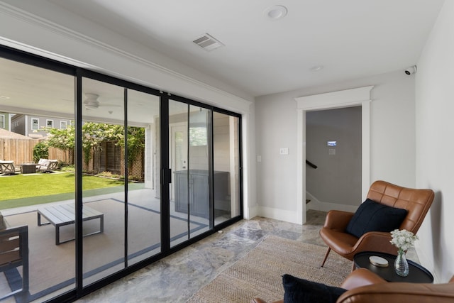339 W 23rd St Unit A, Houston, TX 77008 - doorway to outside with healthy amount of natural light and stairway